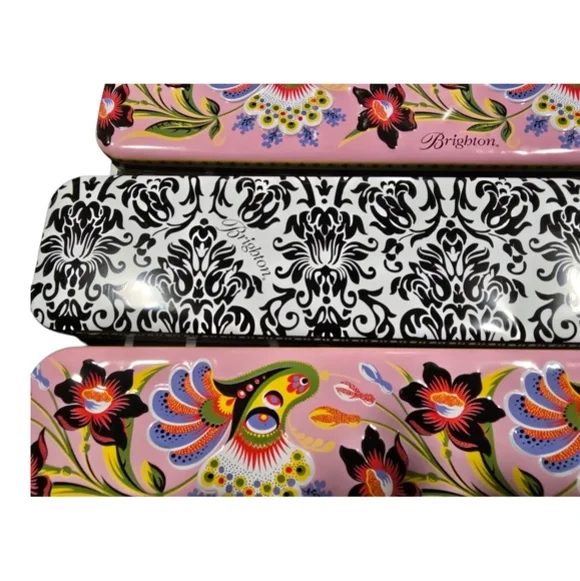 Brighton Long Watch Tins And Ring Tin Trinket‎ Boxes Bundle Lot - Picture 3 of 7